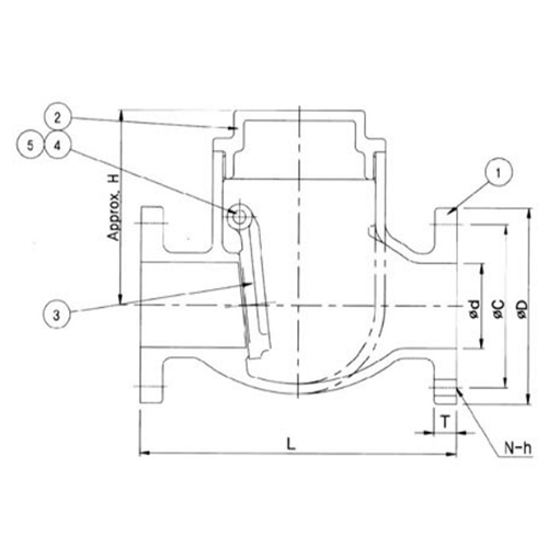 Drawing of JIS F7371 Bronze Swing Check Valve.jpg Drawing of JIS F7371 Bronze Swing Check Valve.jpg